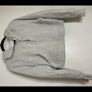 Lululemon crop half zip scuba hoodie